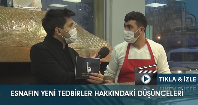 Bayburt Esnafı Yeni Paket Servis Düzenlemesini Değerlendirdi