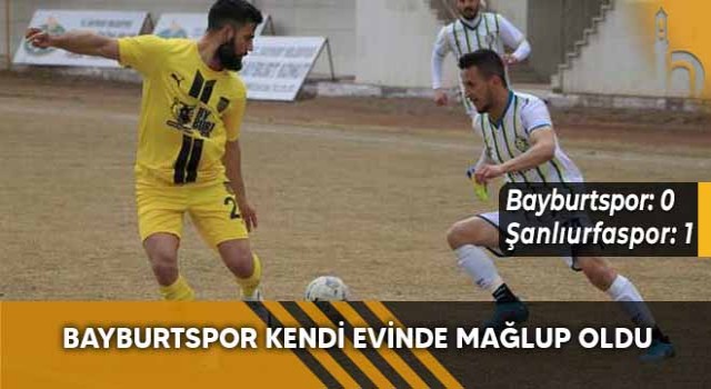 Bayburtspor, Gençosman’da Şanlıurfaspor’a 1-0 Yenildi