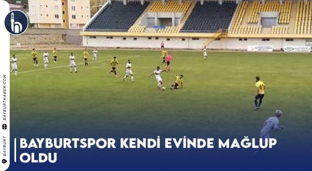 Bayburtspor, Gençosman’da Ağrıspor’a 3-0 Yenildi