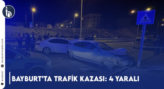 Bayburt-Gümüşhane Yolunda Zincirleme Kaza: 4 Yaralı