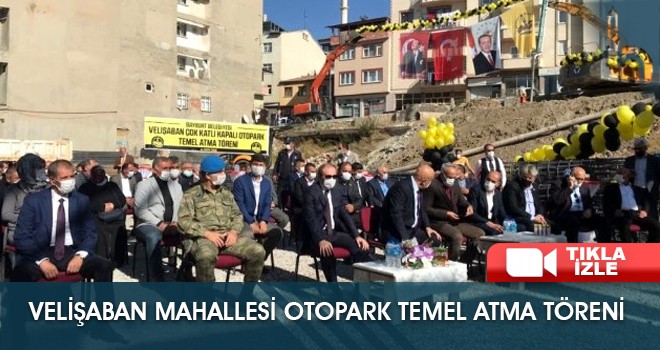Bayburt’ta Yeni Otopark İnşaatının Temeli Atıldı