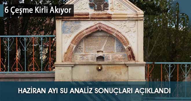 Bayburt’ta Haziran 2021 Su Analizleri Açıklandı