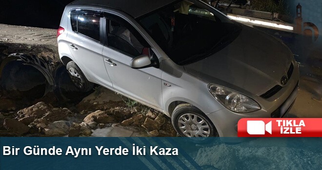 Bayburt Sırakayalar Şelalesi Yolunda İki Ayrı Trafik Kazası