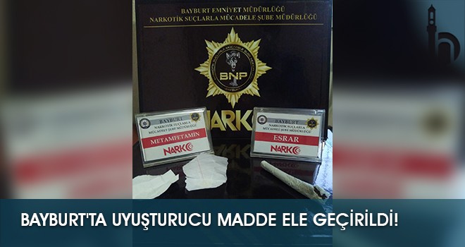 Bayburt’ta Uyuşturucu Nakli Girişiminde Şüpheli Yakalandı