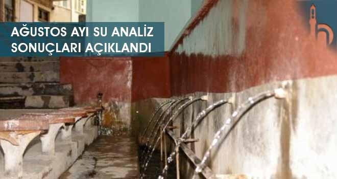 Bayburt’ta Ağustos Ayı Su Analiz Sonuçları Açıklandı (2021)