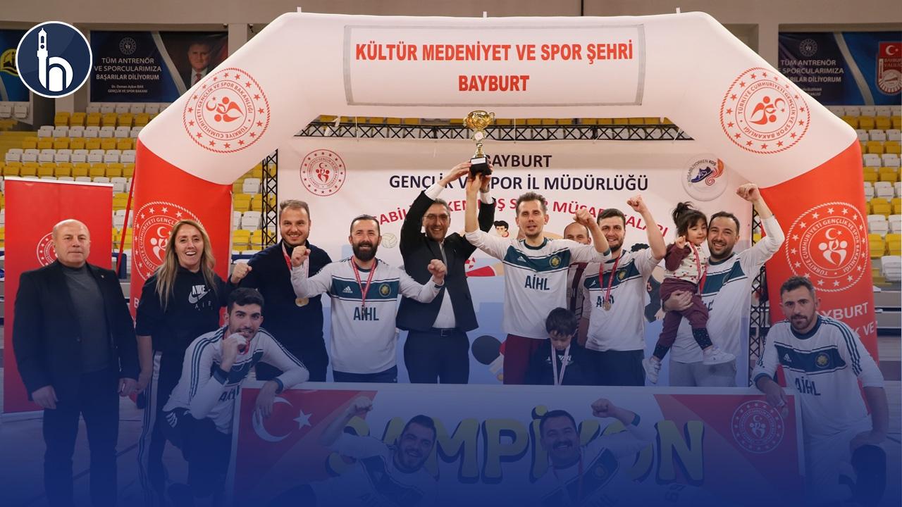 Bayburt Kurumlar Turnuvasında Şampiyon Millî Eğitim