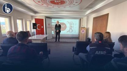 Bayburt’ta Afetler Sonrası Hasar Tespiti Eğitimi Yapıldı