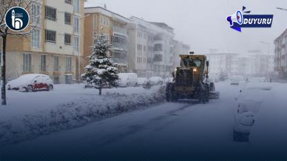 Bayburt Belediyesi’nden Kar Uyarısı: “Zorunlu Olmadıkça Trafiğe Çıkmayın”