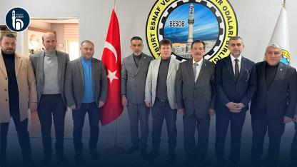 Bayburtspor Yönetimi Esnaf Odaları Birliği’ni Ziyaret Etti