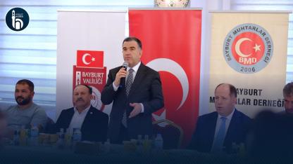 Bayburt’ta Hizmetin Mimarları Aynı Sofrada Buluştu