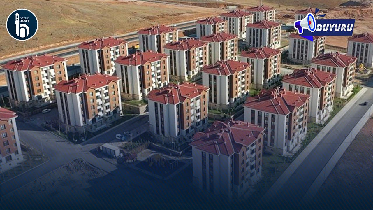 Bayburt’ta TOKİ Sosyal Konut Projesinde Kura Çekim Tarihi Belli Oldu!