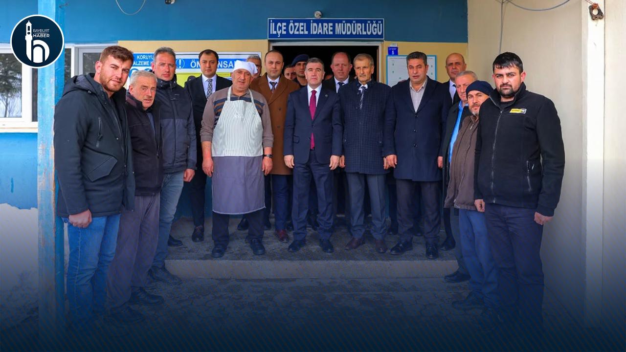 Aydıntepe’de İlçe Özel İdare İş Makinesi Garajı Açıldı