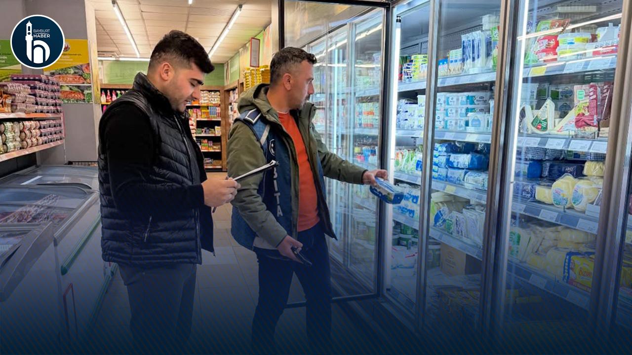 Bayburt Demirözü’nde Ramazan Öncesi Market Denetimi