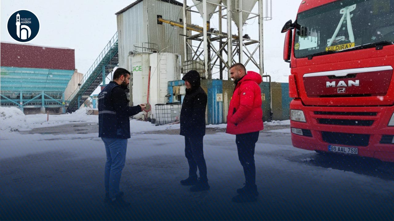 Bayburt’ta Beton Firmalarına PGD Denetimi