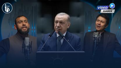 Cumhurbaşkanı Erdoğan’dan “Kabe’de Hacılar” İlahisine Övgü