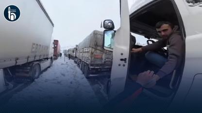Kop Geçidi’nde Yoğun Kar Ulaşımı Durma Noktasına Getirdi