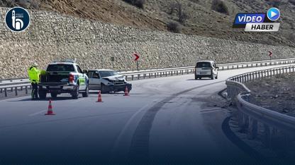 Bayburt-Erzurum Yolunda Kaza: 1 Kişi Yaralandı