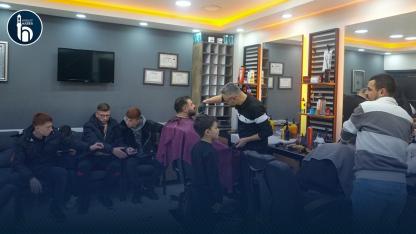 Bayburt’ta Bayram Öncesi Kuaförlerde Yoğunluk