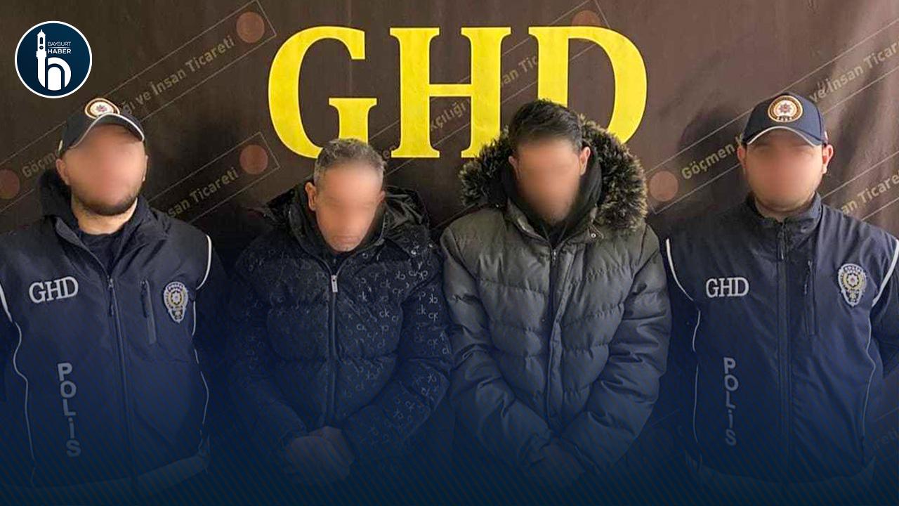 Bayburt’ta Göçmen Kaçakçılığı Operasyonu: 5 Kişi Yakalandı
