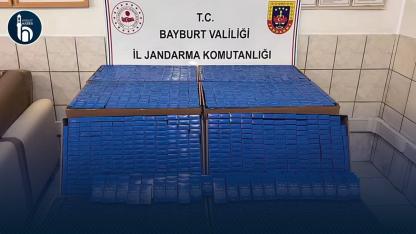 Bayburt’ta Kaçakçılık Operasyonu: 40 Bin Makaron Ele Geçirildi