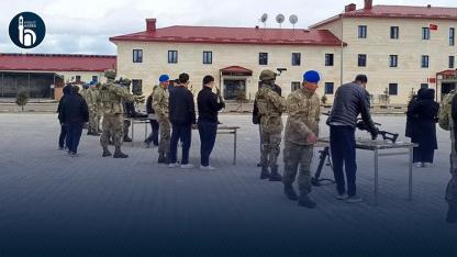 Bayburt’ta Lise Öğrencilerinden Askeri Birliğe Ziyaret