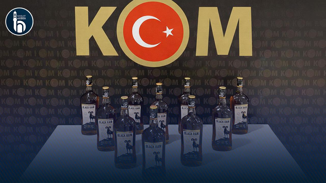 Bayburt’ta Sahte Alkol Operasyonu: 10 Litre Kaçak Alkol Ele Geçirildi