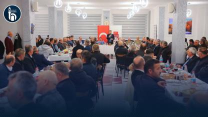 Vali Eldivan ve Milletvekili Ateş, Muhtarlarla İftar Yaptı