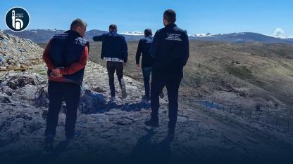 Bayburt’ta ÇŞİD İl Müdürlüğünden Katı Atık Sahasında Denetim