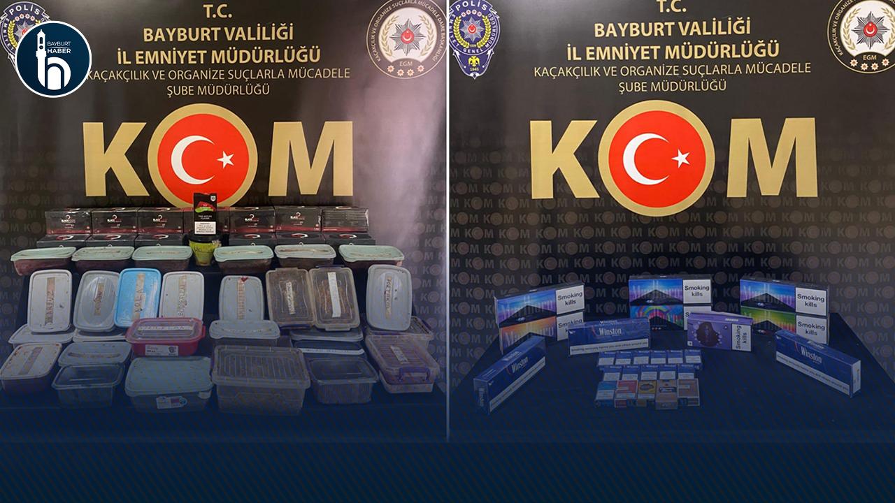 Bayburt’ta Kaçakçılık Operasyonu: 3 Şüpheli Yakalandı