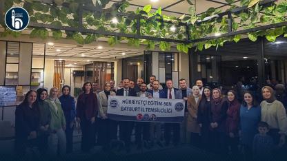 Hürriyetçi Eğitim Sen Bayburt’ta Üyelerle Buluştu