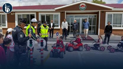 Aydıntepe'de Öğrencilere Uygulamalı Trafik Eğitimi Verildi