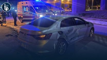 Bayburt Demirözü Kavşağında İki Araç Çarpıştı: 1 Yaralı