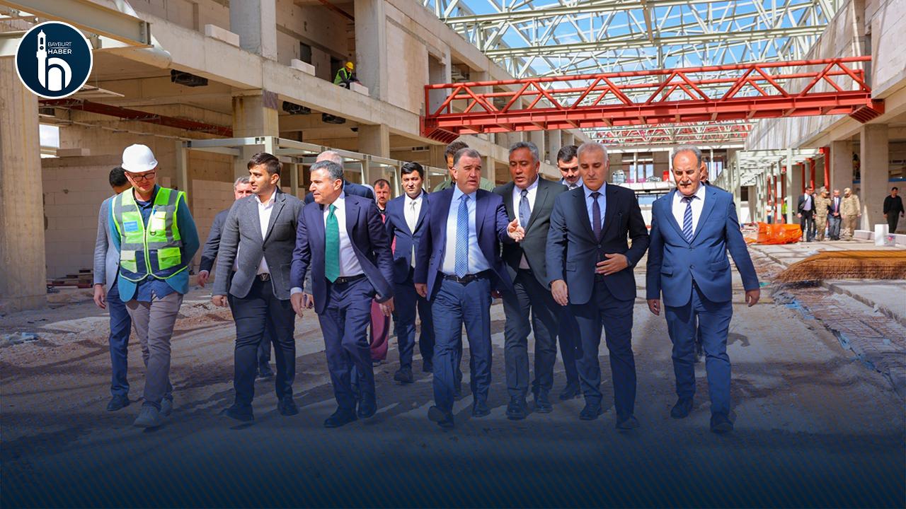 Eldivan ve Atay Havalimanı İnşaatını Yerinde İnceledi