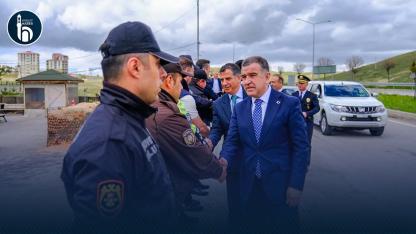 Vali Eldivan Bayram Mesaisindeki Personeli Ziyaret Etti