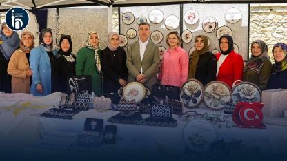 Bayburt Halk Eğitimi Kursiyerlerinden Yıl Sonu Sergisi