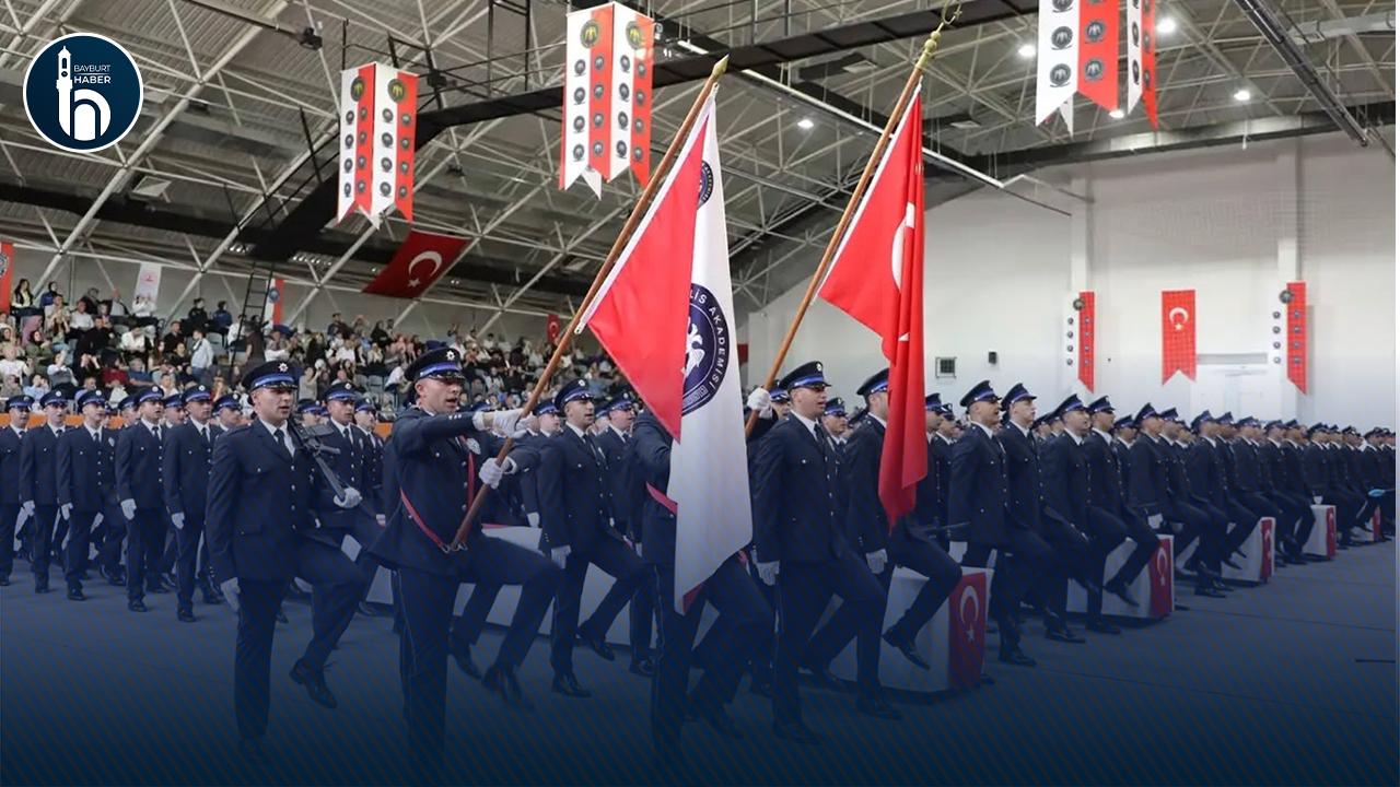 Bayburt POMEM'de 342 Polis Mezuniyet Sevinci Yaşadı