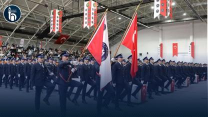 Bayburt POMEM'de 342 Polis Mezuniyet Sevinci Yaşadı