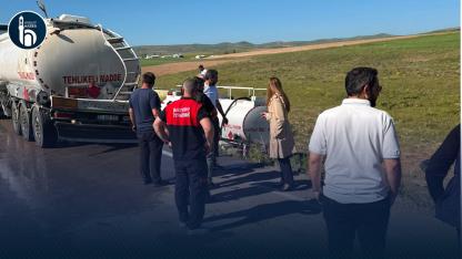 Bayburt'ta Tanker Kazası Sonrası Çevresel Riskler İncelendi