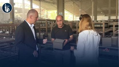 Bayburt'ta Tuğla Fabrikasına Çevre Denetimi Yapıldı