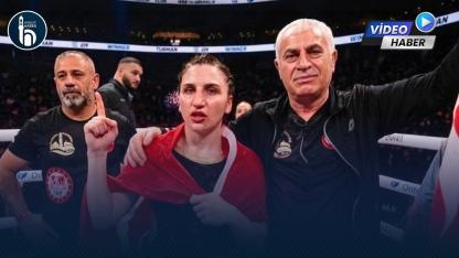 Elif Nur Turhan ABD'de IBF Dünya Şampiyonluk Kemerini Korudu