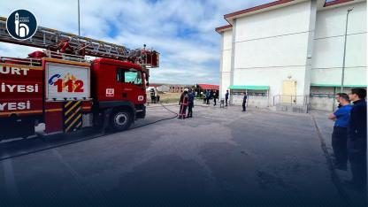İtfaiye ve AFAD Bayburt Cezaevinde Yangın Tatbikatı Yaptı