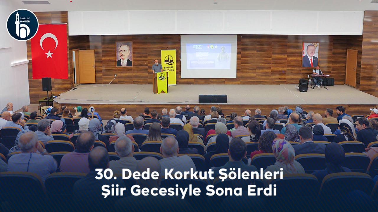 30. Dede Korkut Şölenleri Şiir Gecesiyle Sona Erdi