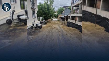 Bayburt'ta Mahalle Sakinleri Toz ve Çamur Sorununa Tepkili