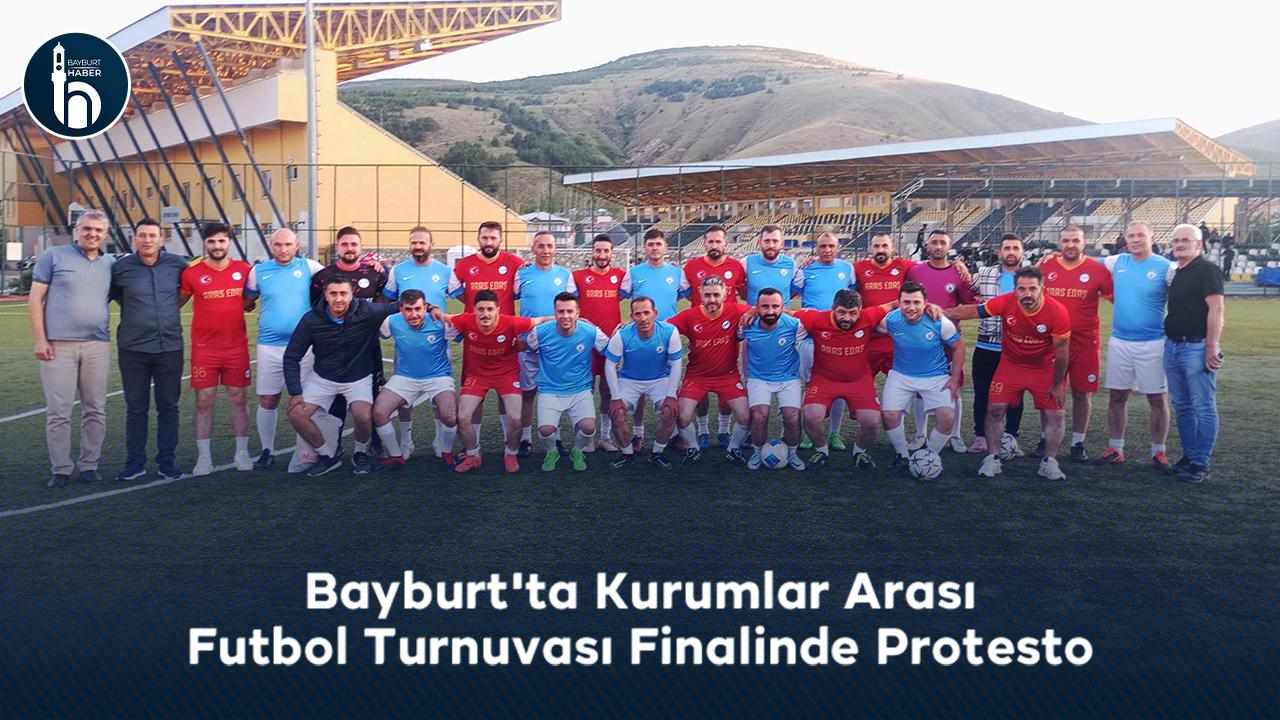 Kurumlar Arası Futbol Turnuvası Finalinde Protesto