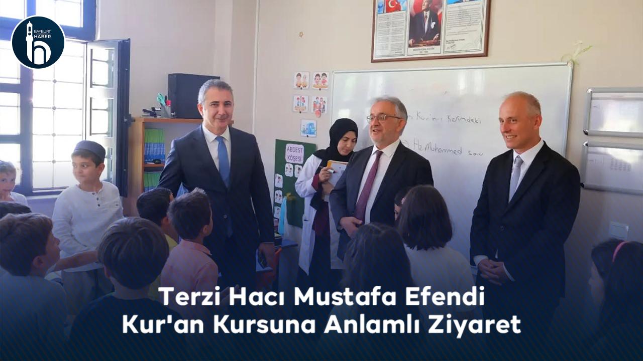 Terzi Hacı Mustafa Efendi Kur'an Kursuna Anlamlı Ziyaret