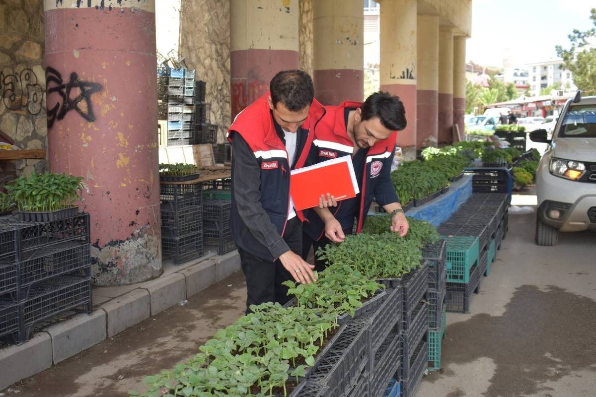 Bayburt'ta Fide ve Fidan Satış Noktalarında Sıkı Denetim