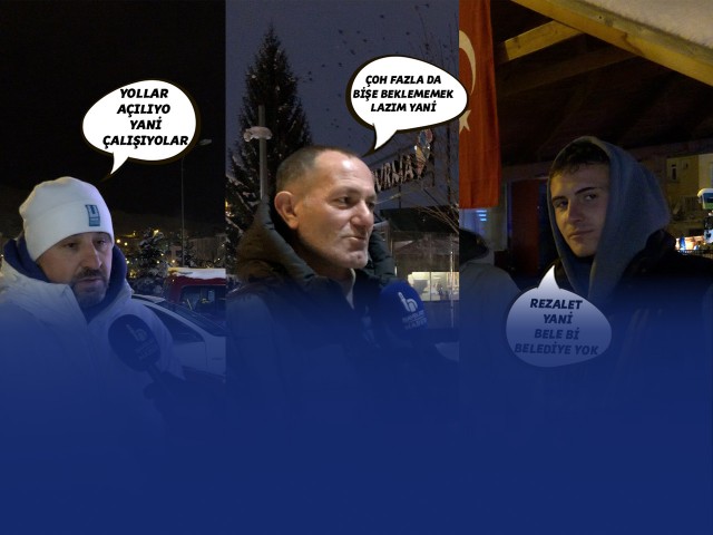 Bayburt’ta Yoğun Kar Yağışı Sokaklara Yansıdı