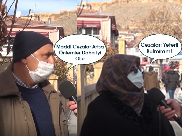 Bayburt’ta Hafta İçi Sokağa Çıkma Kısıtlamaları Kamerada